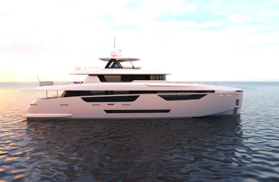 photo of 115' Johnson SKYLOUNGE w/FB w/ON-DECK MASTER 2023