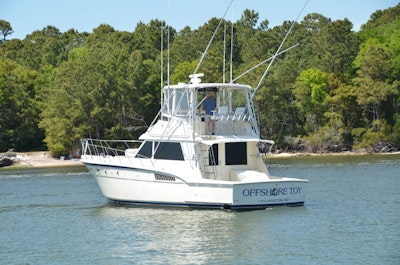 photo of 45' Hatteras Convertible 1987