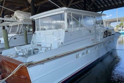 best downeast yachts photo of 58' Huckins Linwood 58 1966