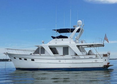 photo of 48' DeFever Tri-Cabin 1987
