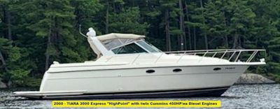 photo of 35' Tiara Yachts 3500 Express 2000