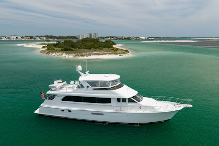 photo of 75' Hatteras Sport Deck 2004
