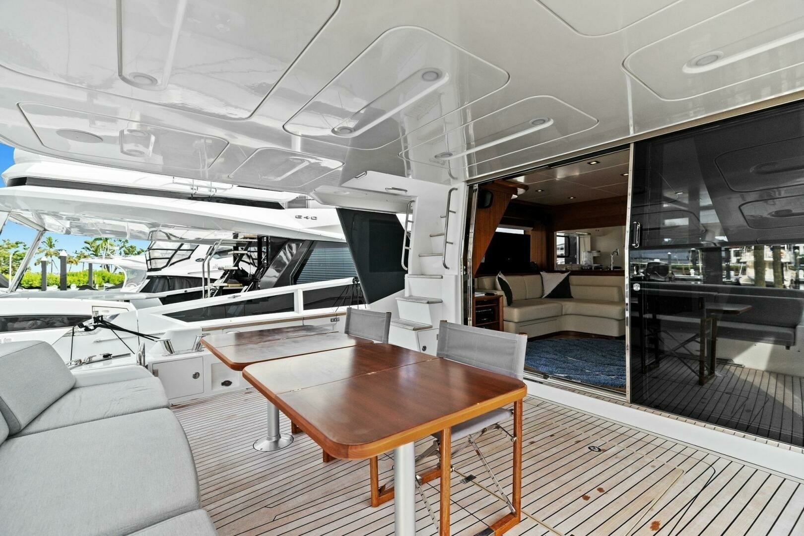 Sirena-64-MY 2021-Destin-E Fort Myers-Florida-United States-2021 Sirena 64 DESTIN-E Aft Deck-6800143 | Thumbnail
