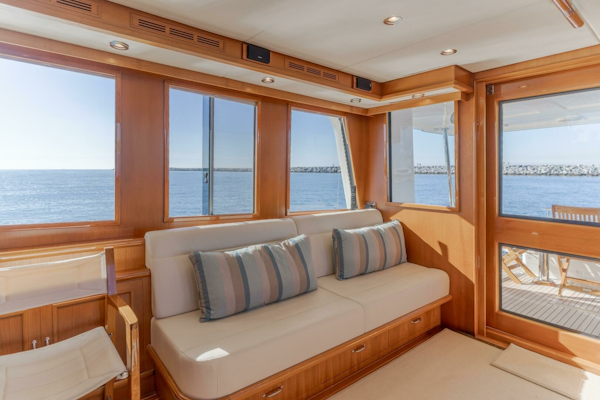 Grand Banks-59 Aleutian RP 2008-TINTAGEL Long Beach-California-United States-2008 Grand Banks 59 Aleutian RP TINTAGEL: Salon with Panoramic Ocean Views-6921096
