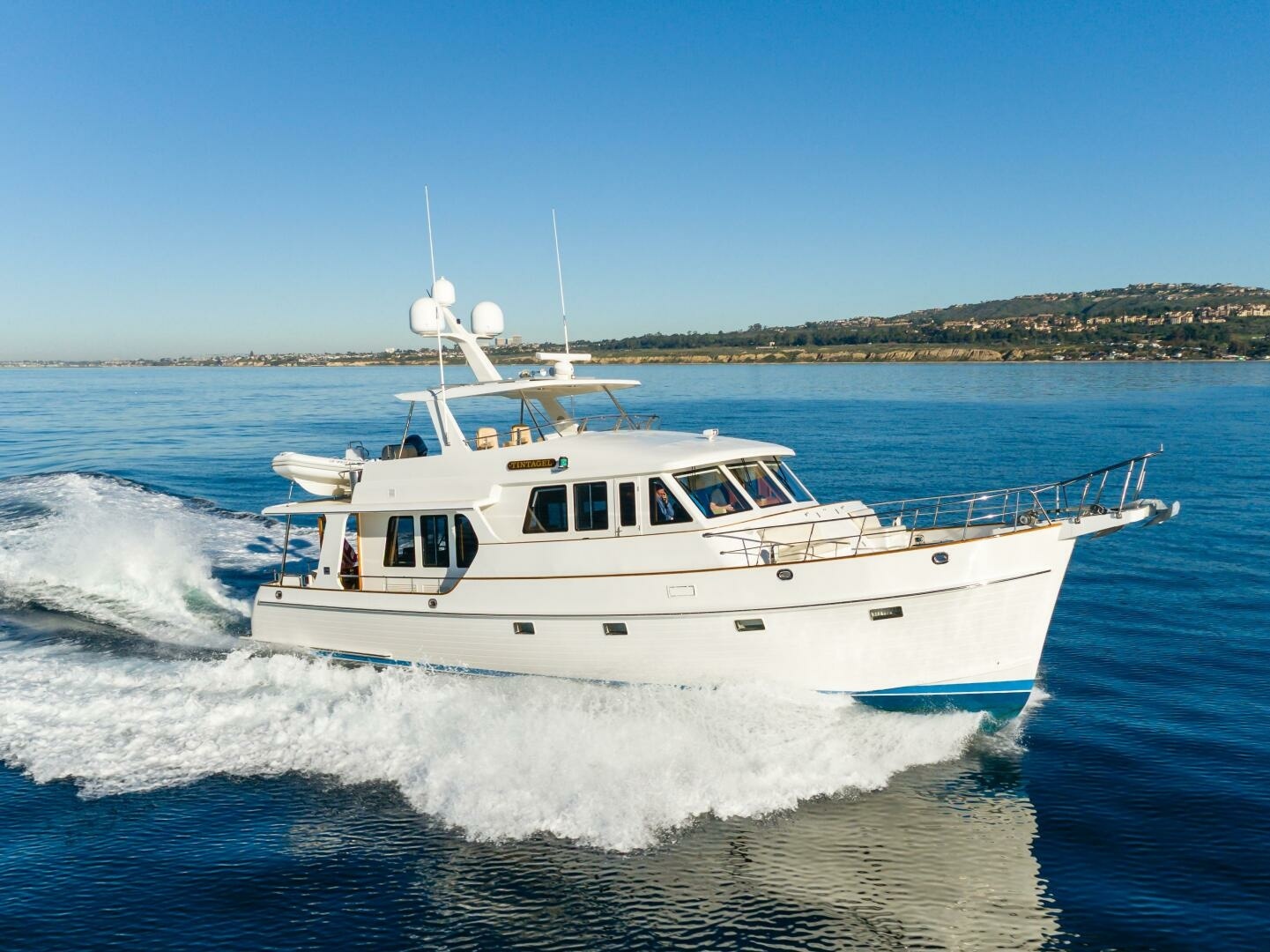 Grand Banks-59 Aleutian RP 2008-TINTAGEL Long Beach-California-United States-2008 Grand Banks 59 Aleutian RP TINTAGEL: Dynamic Side View Underway-6921150 | Thumbnail
