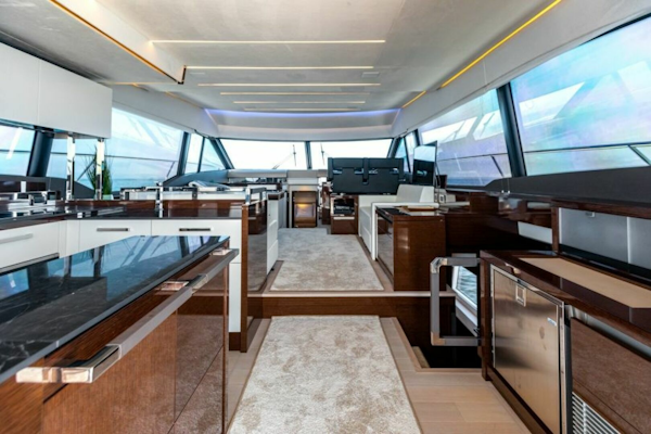 Prestige-630 Flybridge 2020-Truly Blessed Destin (Baytown Marina)-Florida-United States-2020 Prestige 630 FB  Galley Salon-6274067