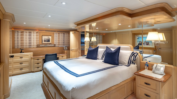 Trinity Yachts-144  1998-BAD COMPANY Fort Lauderdale-Florida-United States-1998 Trinity Yachts Sport Fisherman  BAD COMPANY: Master Stateroom with Desk Area-6803459