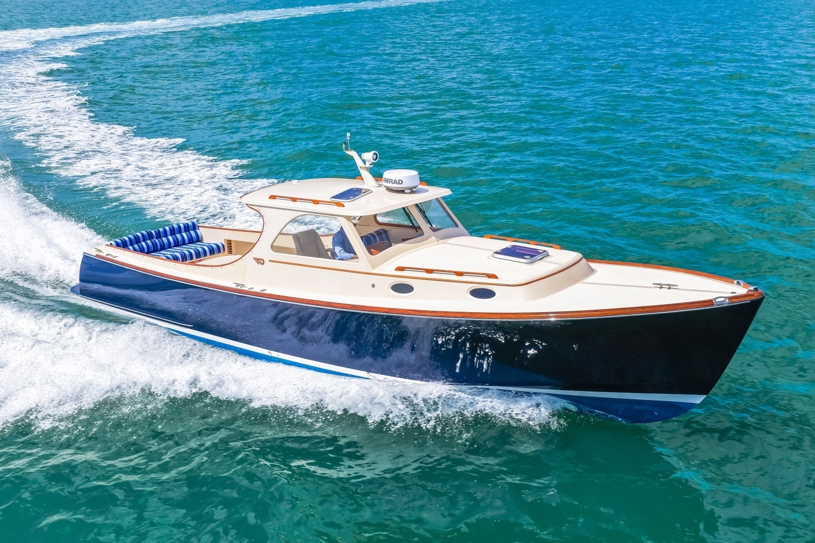 Hinckley-Picnic Boat 36 1998-Saddle Up Sarasota-Florida-United States-1998 36 Hinckley Picnic Boat Running Shot-6310521 | Thumbnail