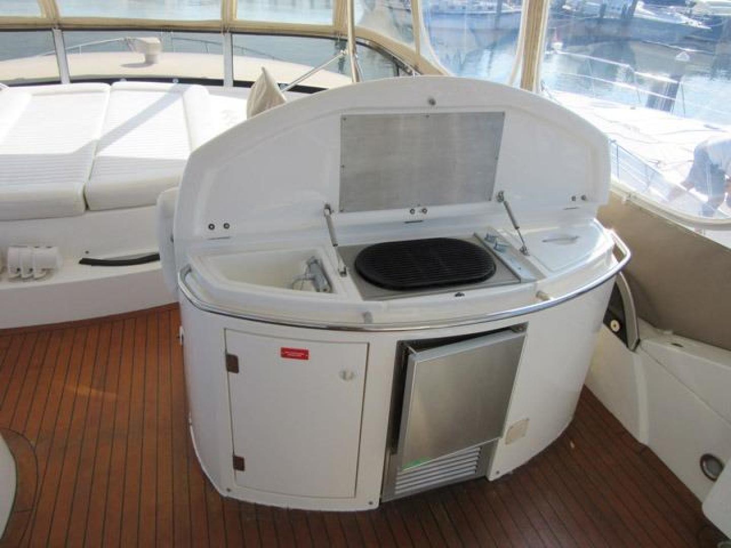 Sunseeker-Manhattan 64 2003-Dealership Fort Lauderdale-Florida-United States-F/B Grill and Icemaker-376007 | Thumbnail