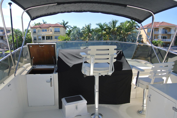 Hatteras-67 Cockpit Motor Yacht 1988-Lady Encore Saint Petersburg-Florida-United States-Fly-Bridge-926182