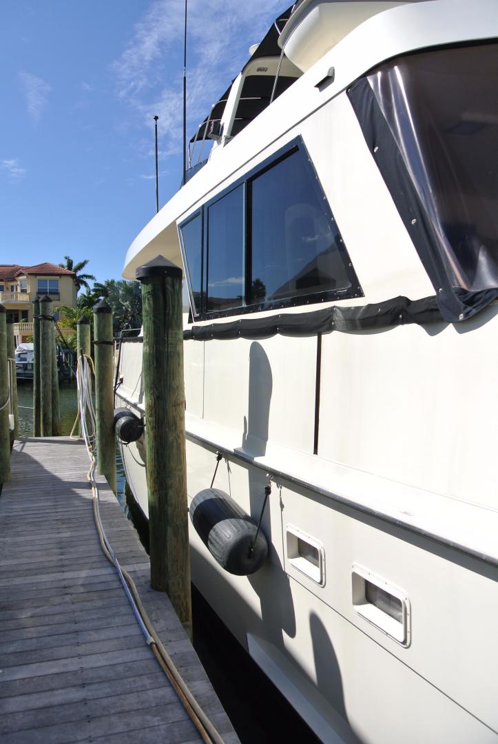 Hatteras-67 Cockpit Motor Yacht 1988-Lady Encore Saint Petersburg-Florida-United States-Aft Deck Sliding Windows-926175 | Thumbnail