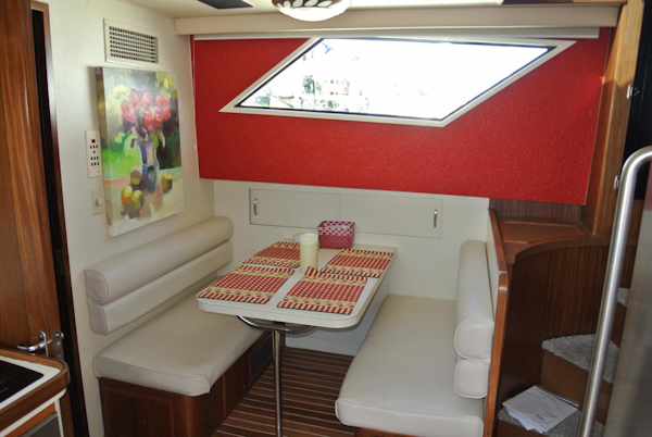 Hatteras-67 Cockpit Motor Yacht 1988-Lady Encore Saint Petersburg-Florida-United States-Dinette-926195