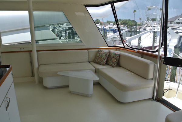 Hatteras-67 Cockpit Motor Yacht 1988-Lady Encore Saint Petersburg-Florida-United States-Aft Deck-926173