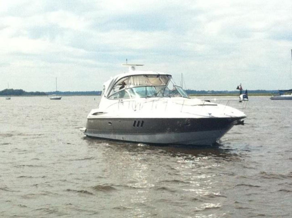 Cruisers Yachts-460 Express 2008-Bikini Blues Miami-Florida-United States-Bow and Walk-thru Windshield-924371