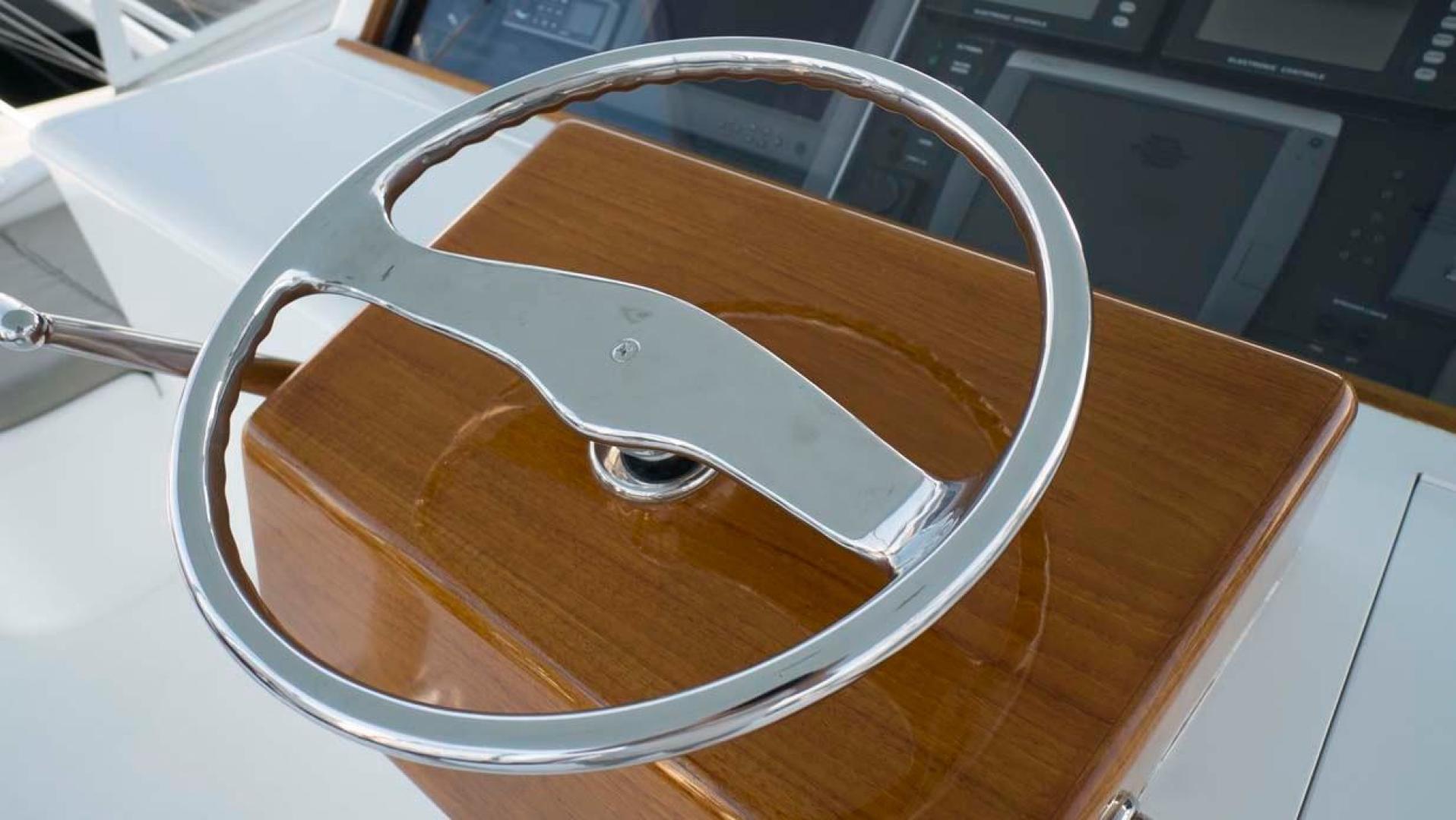 Jim Smith-Custom Convertible Sportfish 2006-Silky Palm Beach-Florida-United States-Steering Wheel-924611 | Thumbnail