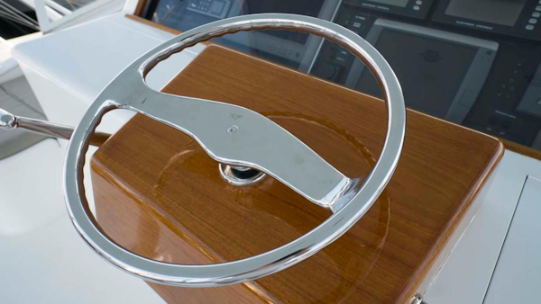 Jim Smith-Custom Convertible Sportfish 2006-Silky Palm Beach-Florida-United States-Steering Wheel-924611