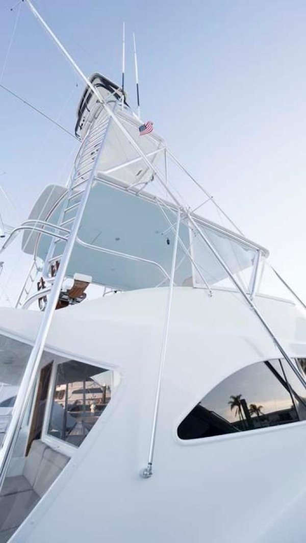 Jim Smith-Custom Convertible Sportfish 2006-Silky Palm Beach-Florida-United States-2009 Palm Beach Custom Tower Detail-924604