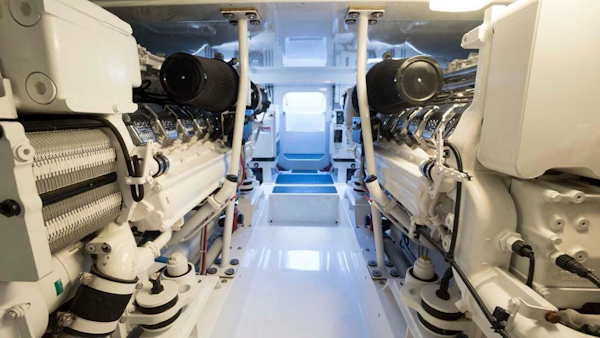 Jim Smith-Custom Convertible Sportfish 2006-Silky Palm Beach-Florida-United States-Engine Room Aft-924614