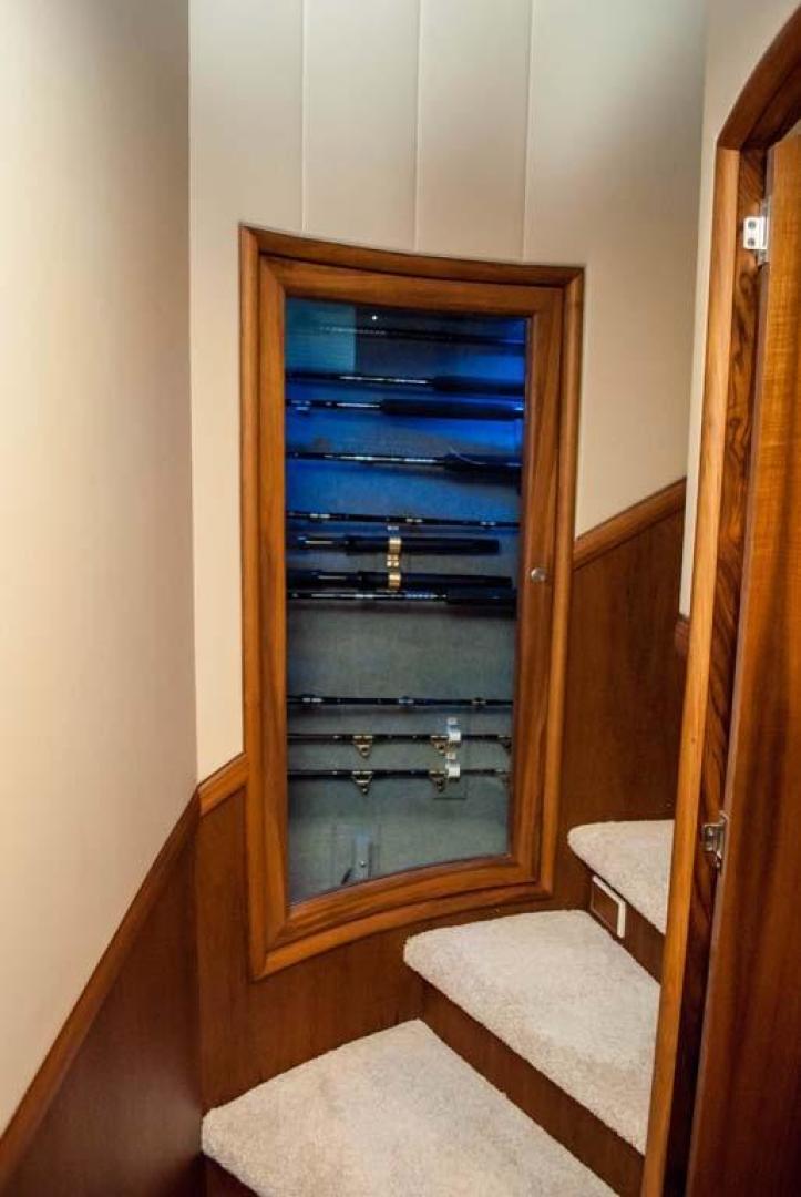 F&S-Convertible 2013-Triple F Coral Gables-Florida-United States-Companionway and Rod Storage-1016947 | Thumbnail