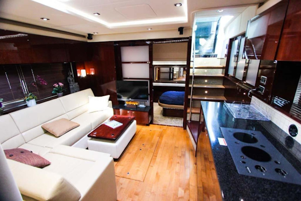 Sea Ray-540 Sundancer 2011-XS Miami-Florida-United States-Salon Looking Aft-918514