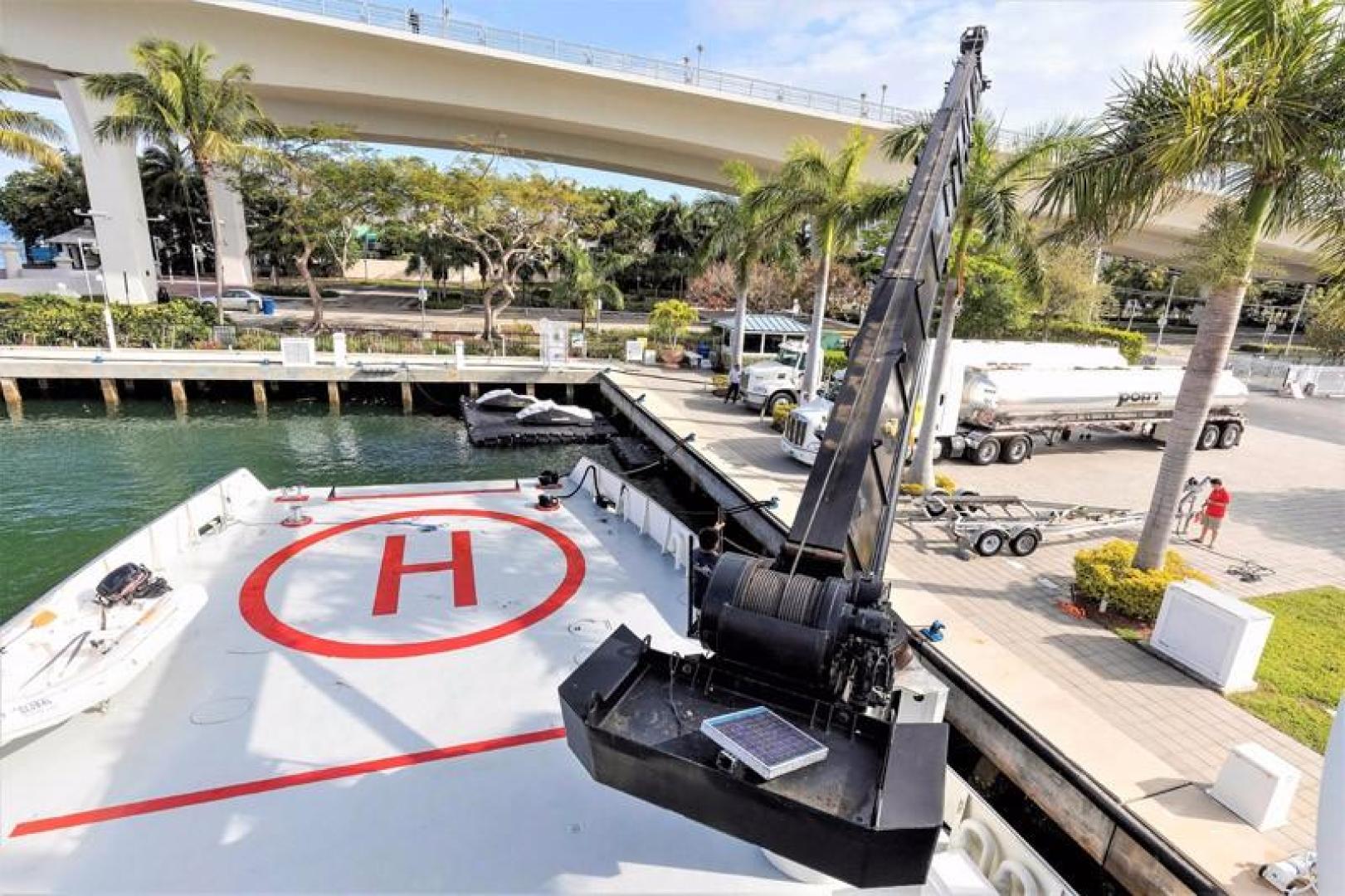 Shadow-Marine Expedition Mothership  Allure Class 2007-Global Ft. Lauderdale-Florida-United States-Overhead View of Crane and Davit-919034 | Thumbnail