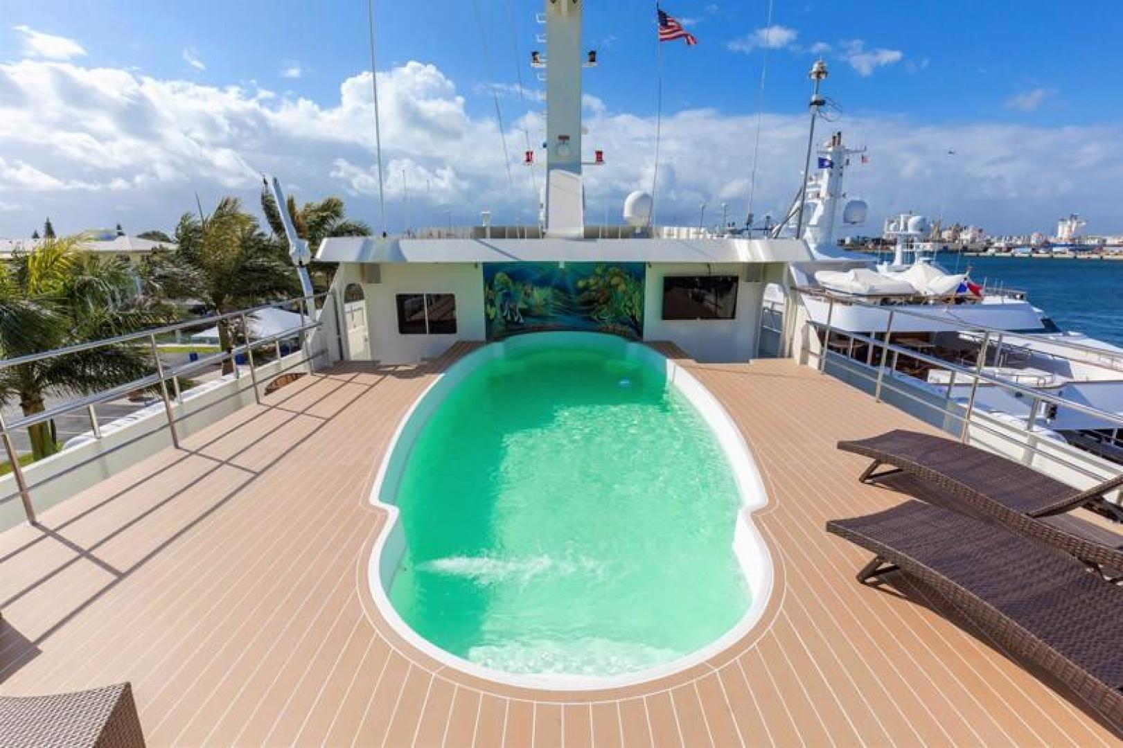 Shadow-Marine Expedition Mothership  Allure Class 2007-Global Ft. Lauderdale-Florida-United States-Pool Facing Forward with Mural-919141 | Thumbnail