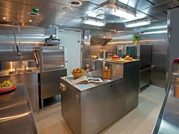 Shadow-Marine Expedition Mothership  Allure Class 2007-Global Ft. Lauderdale-Florida-United States-Stainless Steel Commercial Galley-919048