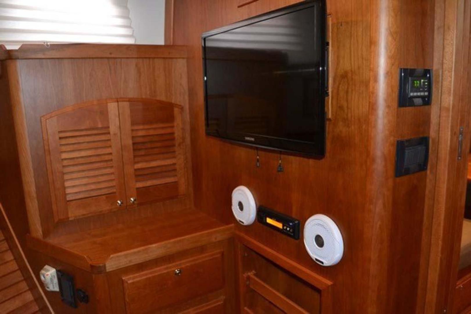 Sabre-42 Salon Express 2016-Rowe Boat Jacksonville-Florida-United States-Master Stateroom TV-924729 | Thumbnail