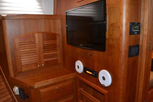 Sabre-42 Salon Express 2016-Rowe Boat Jacksonville-Florida-United States-Master Stateroom TV-924729