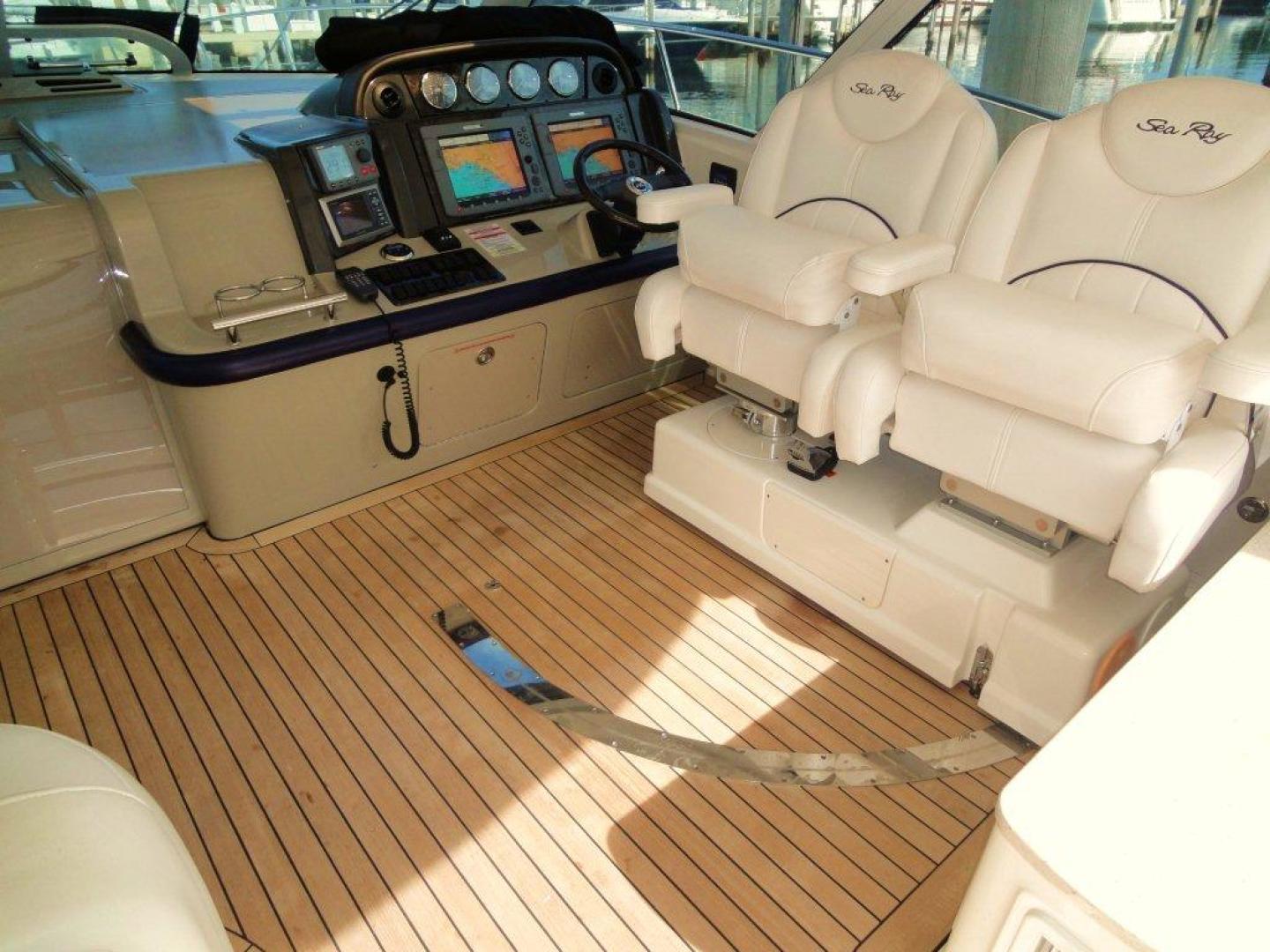 Sea Ray-48 Sundancer 2008-Francesca Coconut Grove-Florida-United States-Swivel Helm Bench-918640 | Thumbnail