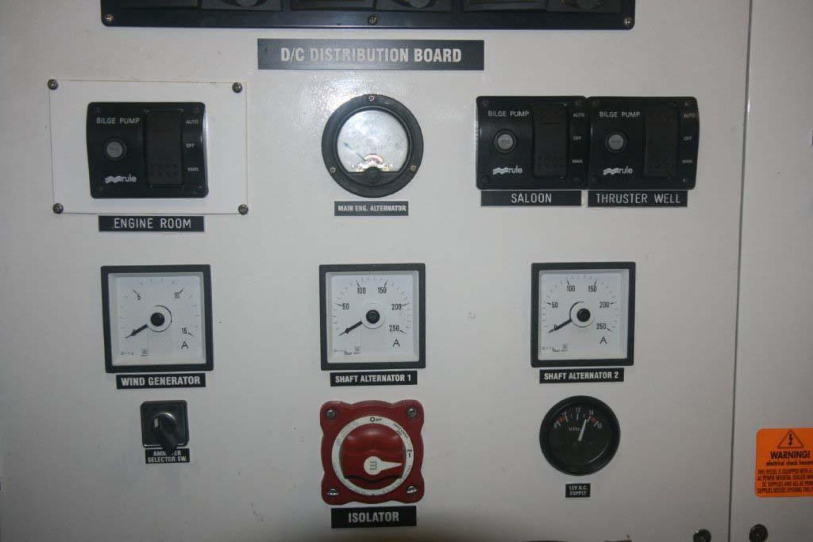 Custom-John Walsh Expedition Schooner 1988-Quest Ft. Lauderdale-Florida-United States-ER DC Distribution Panel-924080 | Thumbnail