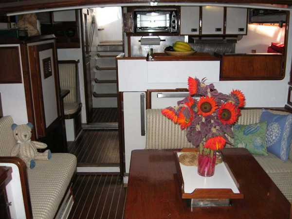 Custom-John Walsh Expedition Schooner 1988-Quest Ft. Lauderdale-Florida-United States-Main Salon, Galley and Nav Station-924072