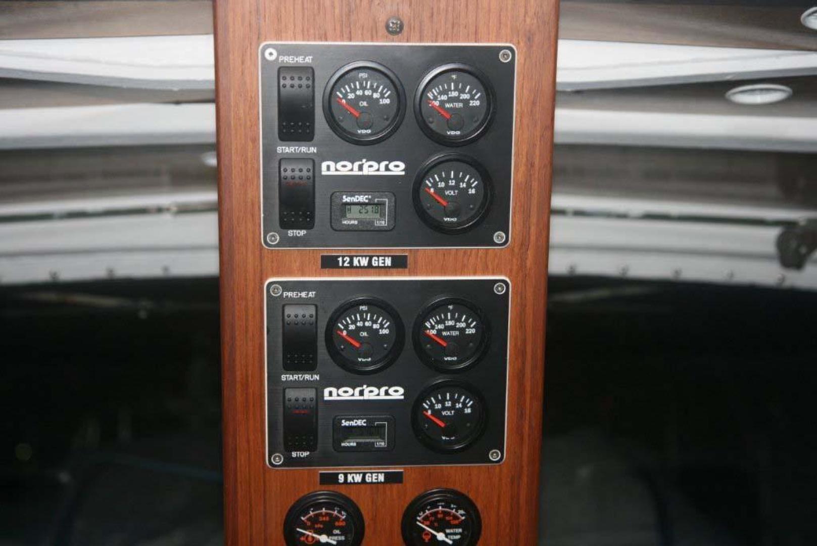 Custom-John Walsh Expedition Schooner 1988-Quest Ft. Lauderdale-Florida-United States-Pilothouse Genset Controls-924078 | Thumbnail