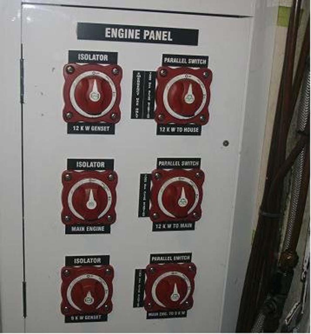 Custom-John Walsh Expedition Schooner 1988-Quest Ft. Lauderdale-Florida-United States-ER Engine Panel-924081 | Thumbnail