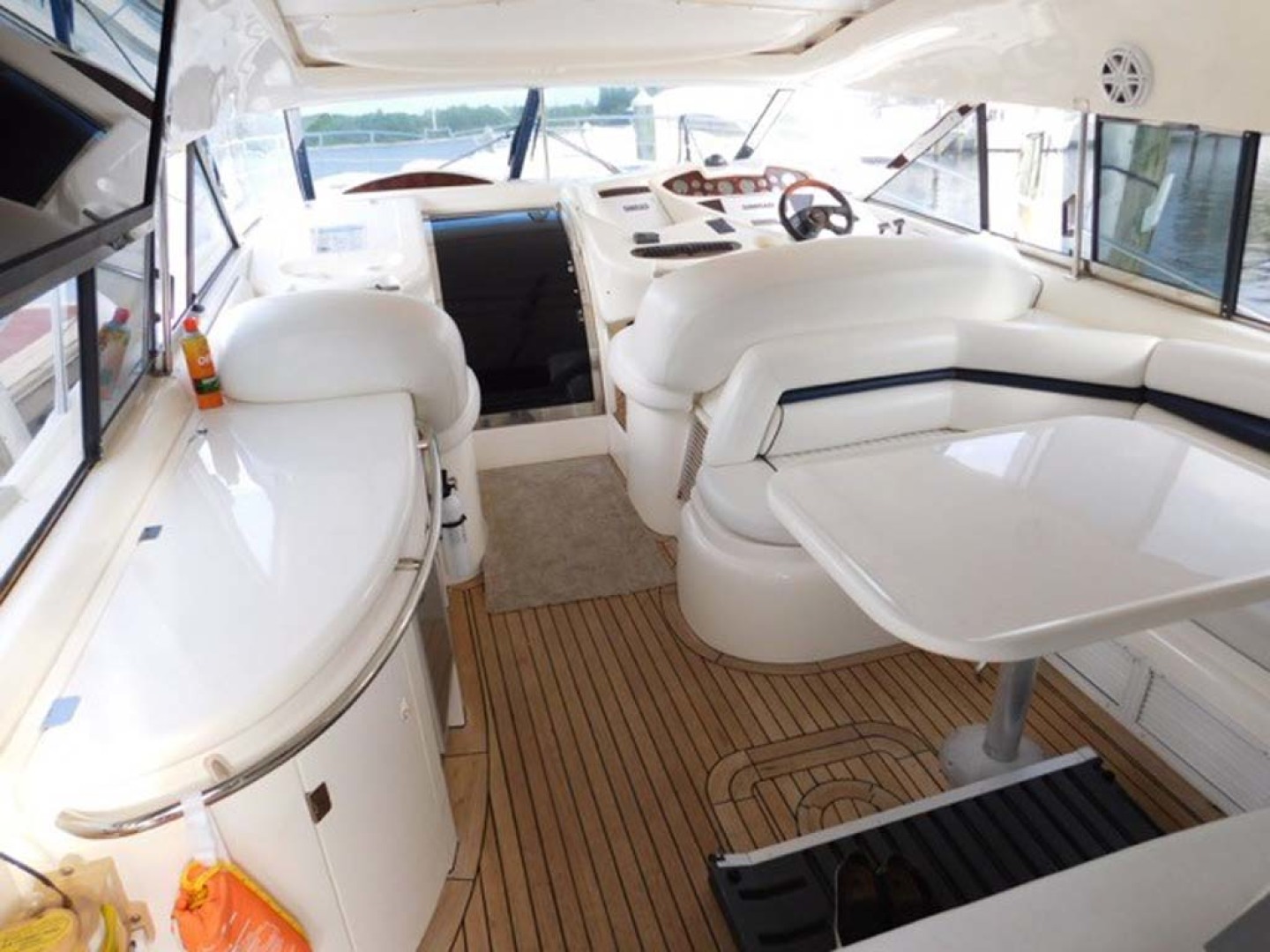 Sunseeker-Predator 2001-Cheryl Lynn Stuart-Florida-United States-Main Deck Looking Fwd-1120329 | Thumbnail