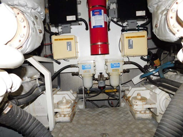 Sunseeker-Predator 2001-Cheryl Lynn Stuart-Florida-United States-Engine Room-1120366