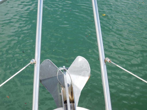Sunseeker-Camargue Hard Top with Sunroof 2002-Hula Girl Stuart-Florida-United States-Delta Anchor-1065726