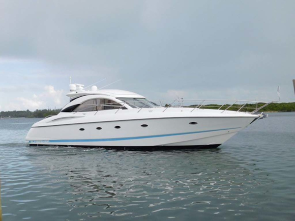Sunseeker-Camargue Hard Top with Sunroof 2002-Hula Girl Stuart-Florida-United States-Starboard Profile-1065716
