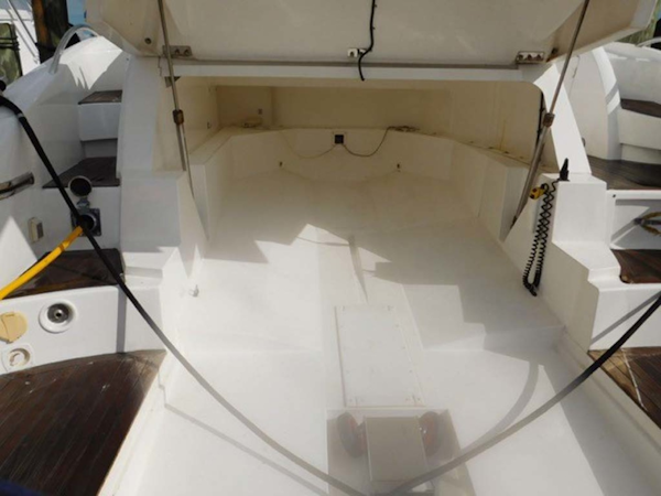 Sunseeker-Camargue Hard Top with Sunroof 2002-Hula Girl Stuart-Florida-United States-Garage for Tender of PWC-1065759
