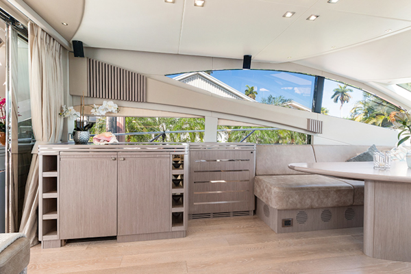 Sunseeker-Sport Yacht 68 2015-LONG WAY ROUND Puerto Sotogrande-Spain-Main Salon Entertainment Center -1137338
