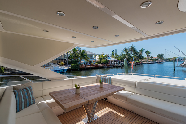 Sunseeker-Sport Yacht 68 2015-LONG WAY ROUND Puerto Sotogrande-Spain-Aft Deck-1137361