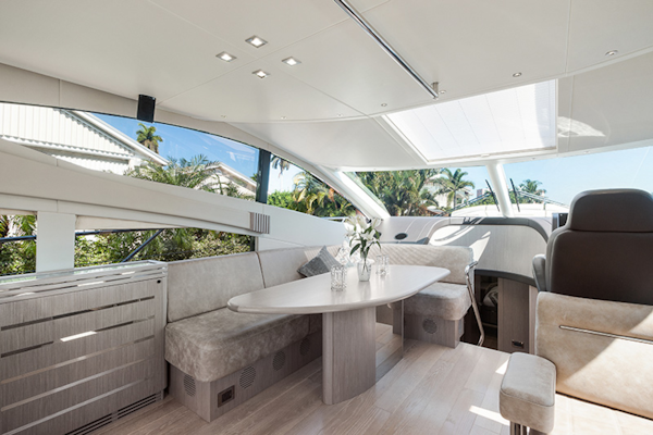 Sunseeker-Sport Yacht 68 2015-LONG WAY ROUND Puerto Sotogrande-Spain-Dining Area-1137339
