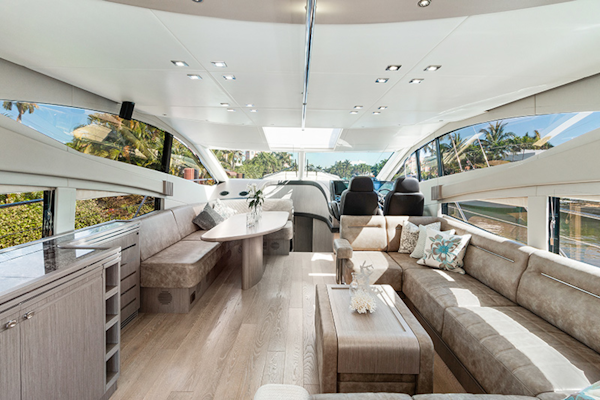 Sunseeker-Sport Yacht 68 2015-LONG WAY ROUND Puerto Sotogrande-Spain-Main Salon-1137335