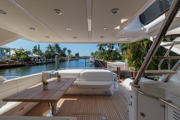 Sunseeker-Sport Yacht 68 2015-LONG WAY ROUND Puerto Sotogrande-Spain-Aft Deck-1137360