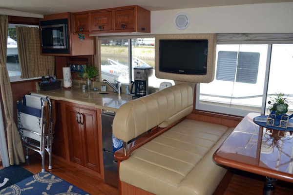 Mainship-395 Trawler 2010-Stargazer Daytona Beach-Florida-United States-Dining Galley And Salon TV-1167086