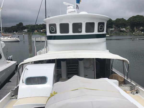 Durbeck-Seaton North Sea Trawler 1982-Phoenix Wickford-Rhode Island-United States-Pilothouse and Foredeck-1078221