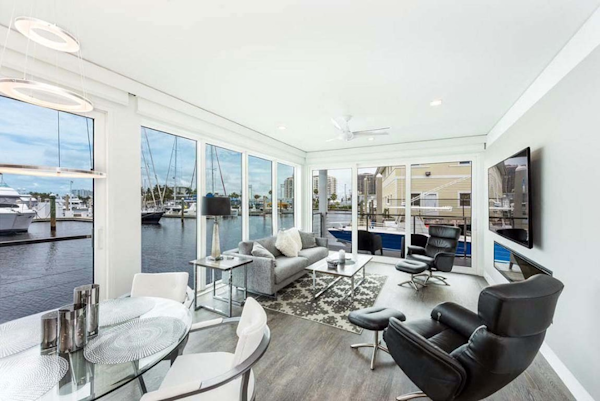 Global Boatworks-Luxury House Yacht 2017-Luxuria Ft. Lauderdale-Florida-United States-Salon and Dining-1080777