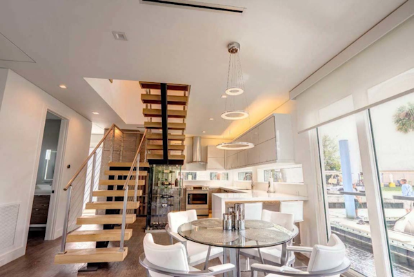 Global Boatworks-Luxury House Yacht 2017-Luxuria Ft. Lauderdale-Florida-United States-Dinette and Galley-1080778