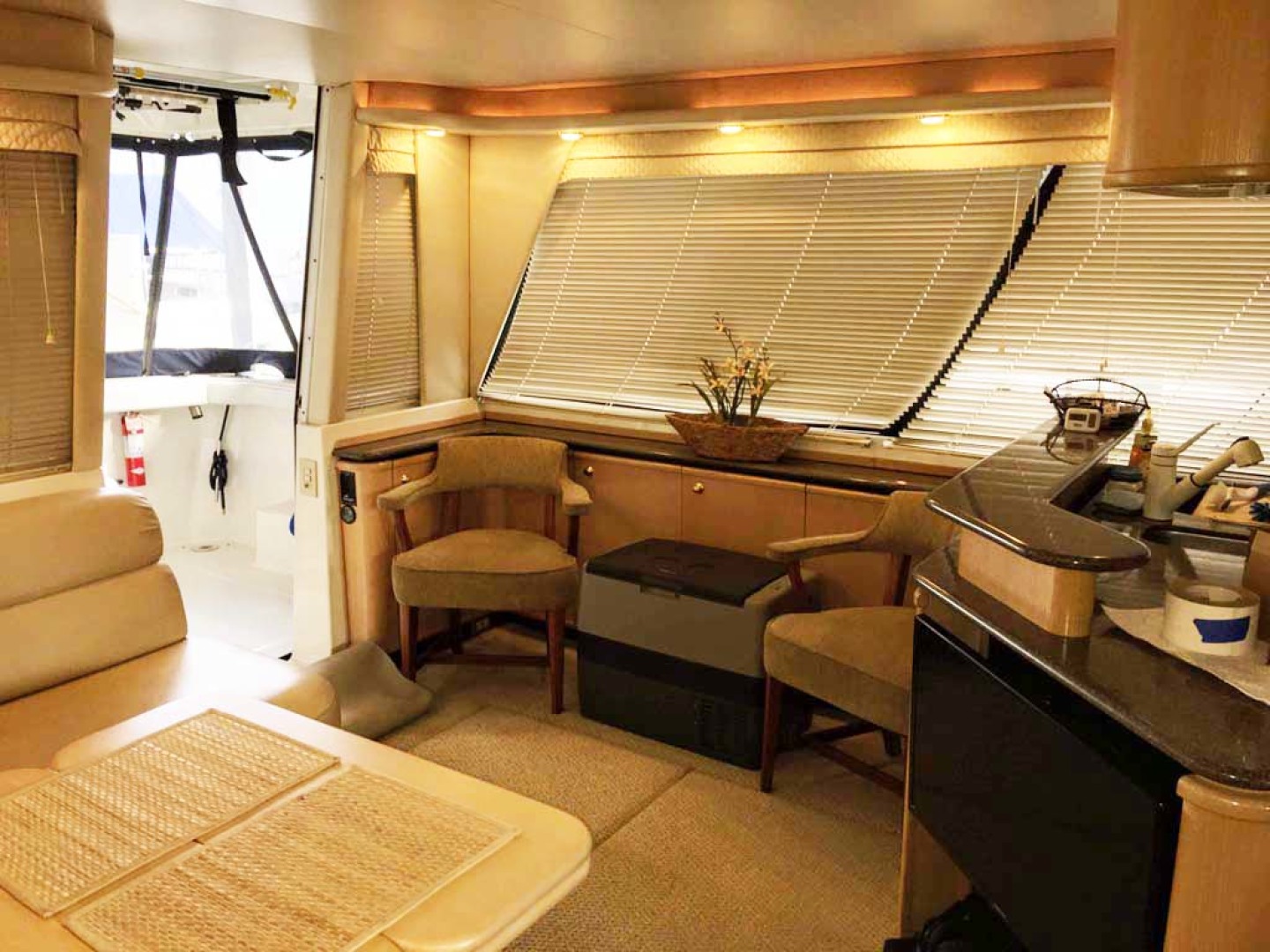 Bayliner-4788 Motoryacht 1998-Sea Mist Seattle-Washington-United States-Salon Aft-1108634 | Thumbnail