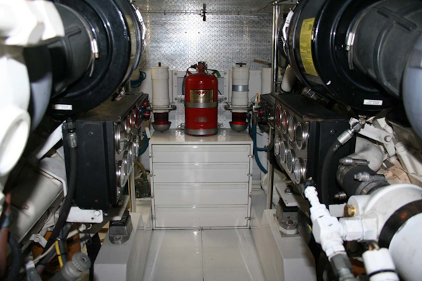 Titan-62 Custom Carolina Sportfish 2004-Trust Me Too Stuart-Florida-United States-Engine Room-1118274